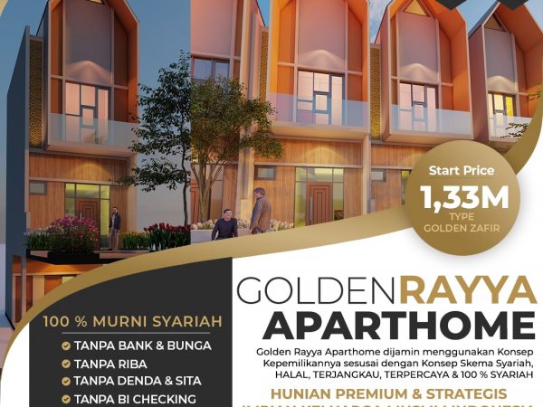 Aparthome Golden Rayya, Apartemen Syariah Pertama di Cibubur